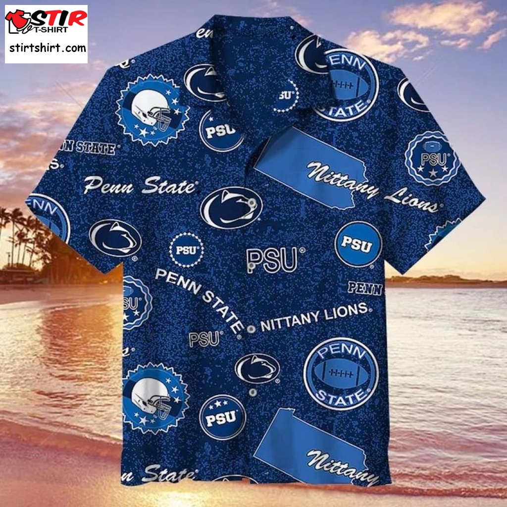 Penn State Nittany Lions Hawaiian Shirt  Penn State 