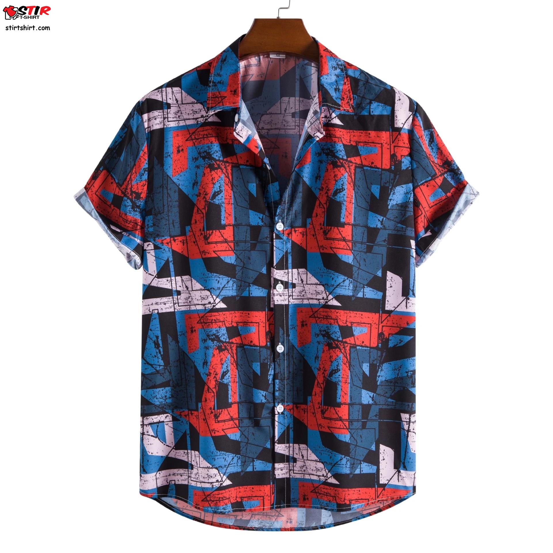 Perfectly Incerun Mens Floral Short Sleeve Button Down Hawaiian Shirt Formal Slim Fit Dress Shirts