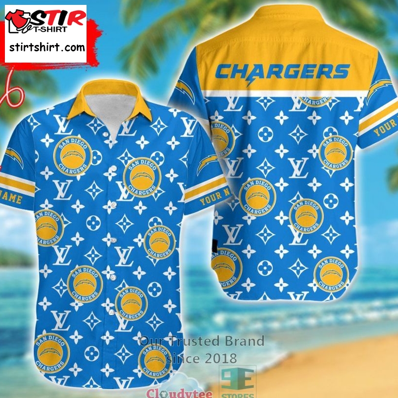 NFL Los Angeles Chargers Fans Louis Vuitton Hawaiian Shirt For Men And Women