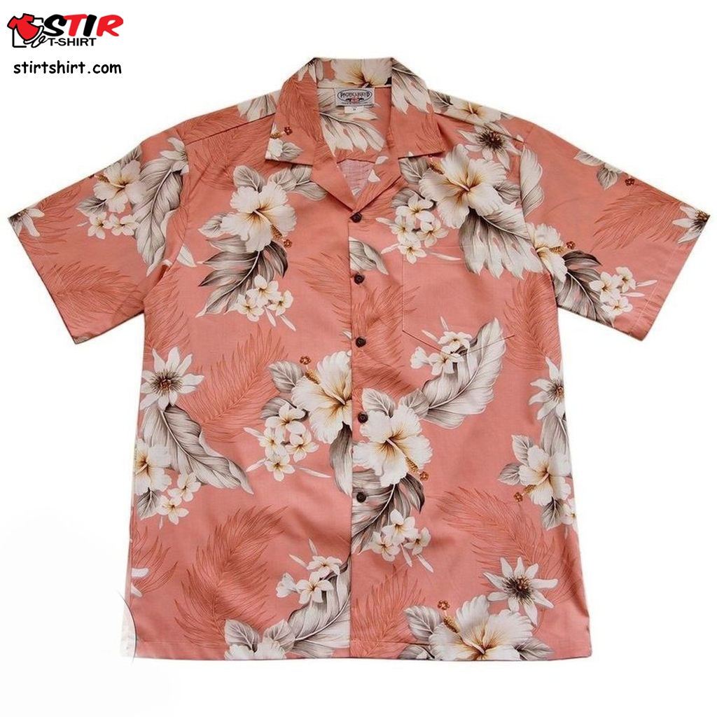 Petal Pink Hawaiian Aloha Sport Shirt