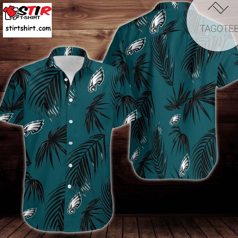 Philadelphia Eagles Flower Short Sleeve Authentic Hawaiian Shirt 2023  Philadelphia Eagles 