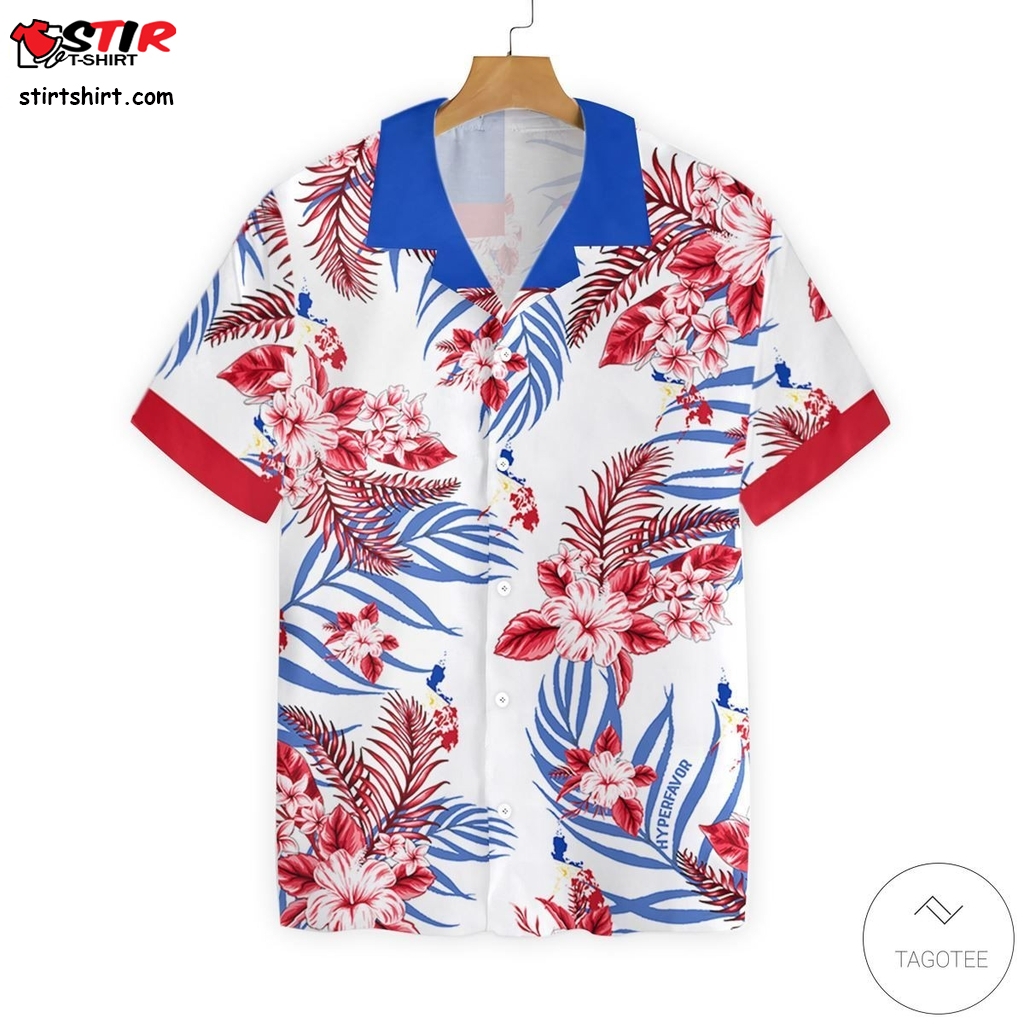 Philippines Proud Button Hawaiian Shirt  Stussy 