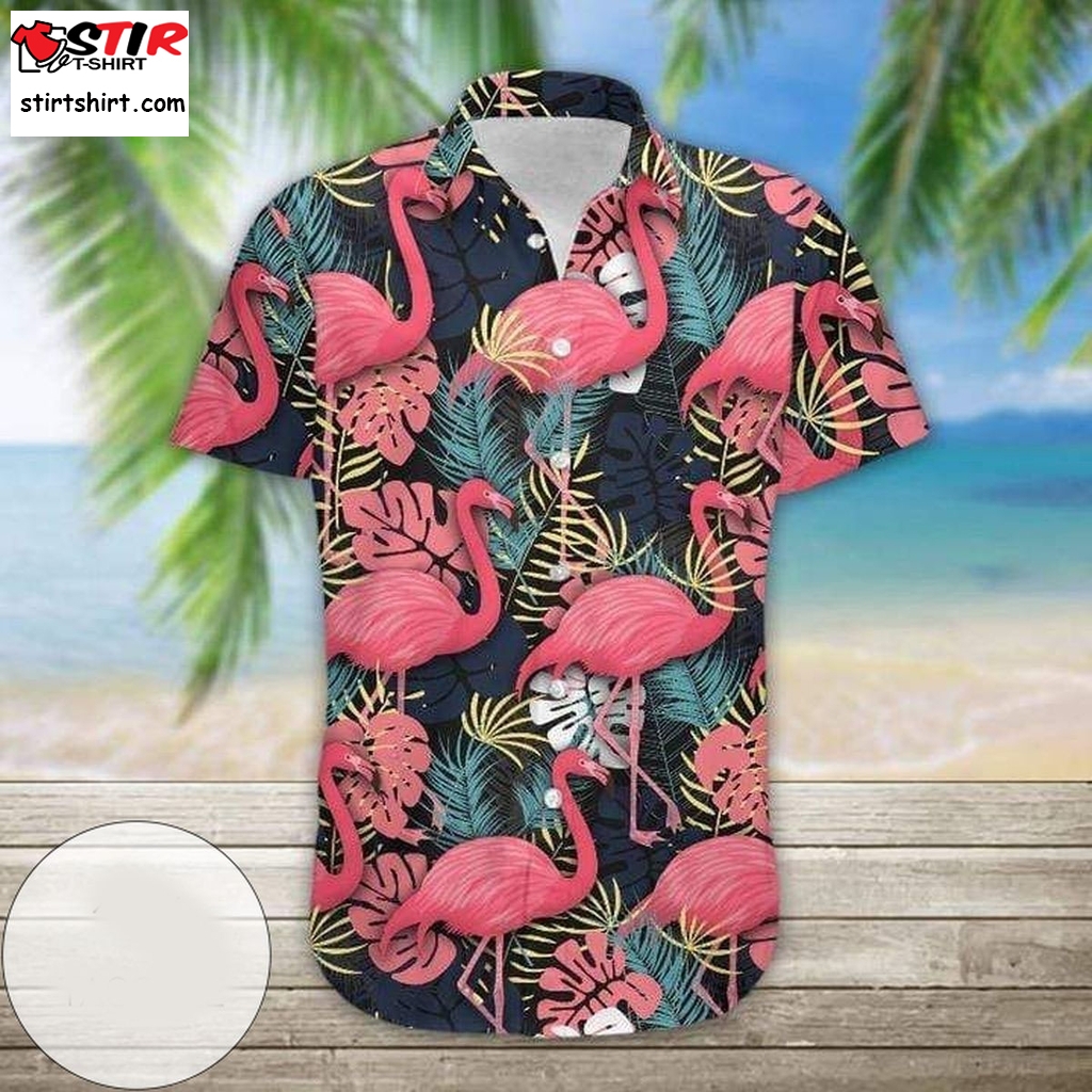 Pink Flamingo Hawaiian Aloha Shirts 2711L