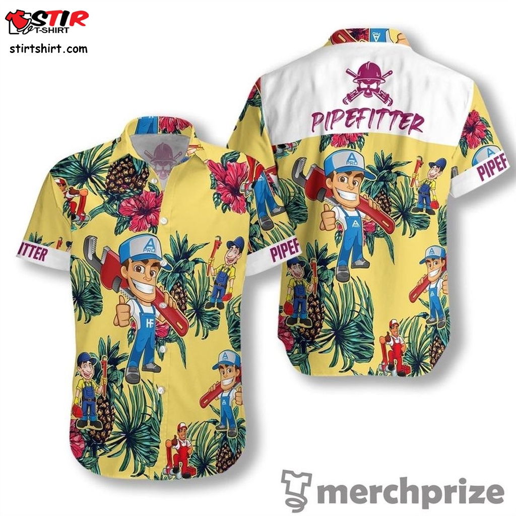 Pipefitter Pineapple Seamless Pattern Ez16 2710 Hawaiian Aloha Shirt Hawaiian Shorts Beach Short Sle   Magnum P.i 