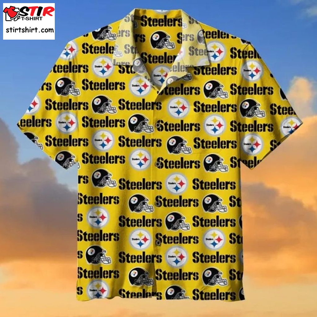 Pittsburgh Steelers Logo Hawaiian Shirt
