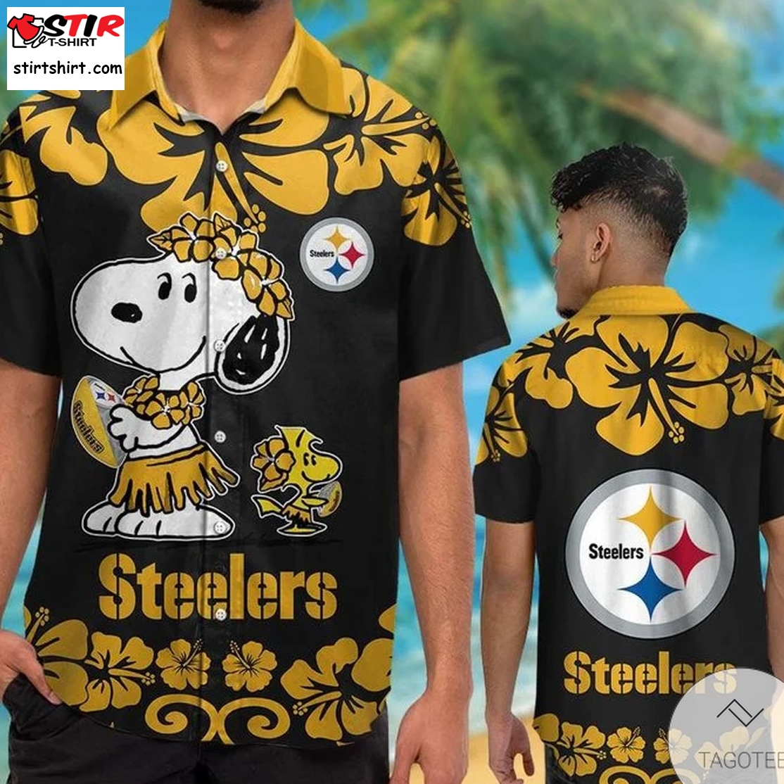 Pittsburgh Steelers  Snoopy Hawaiian Shirt  Pittsburgh Steelers 