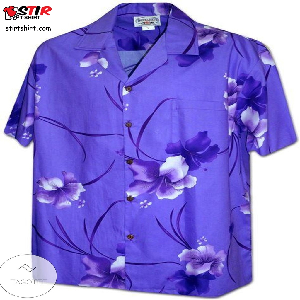 Purple Flowers Hawaiian Shirt  Ny Yankees 