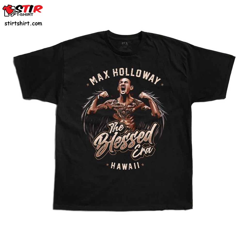 Restro Graphic The Blessed Era Hawaii Mma Max Holloway Unisex T Shirt  Max Payne 