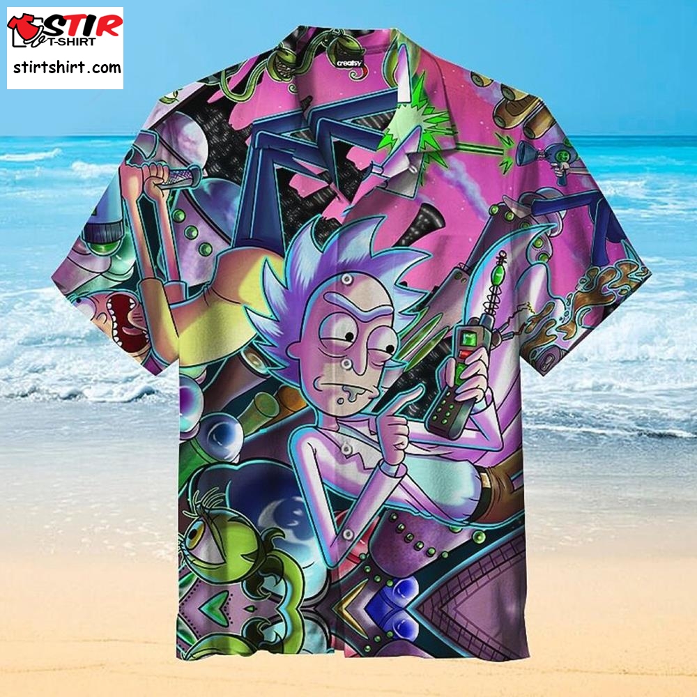 Rick And Morty Hawaiian Shirt For Men, Women Beach Summer  Rick And Morty 