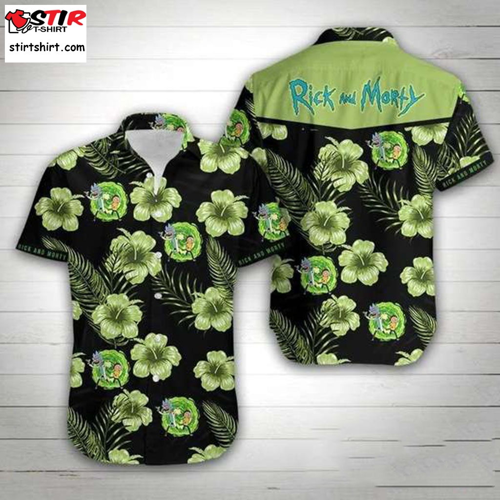 Rick And Morty Hawaiian Shirt  Rick And Morty 