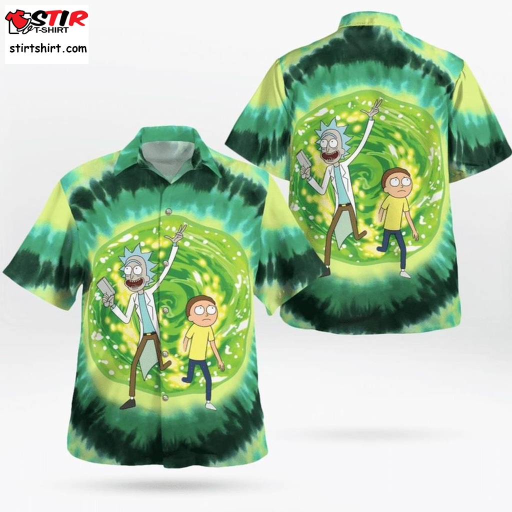 Rick And Morty Science Hawaiian Shirt  Rick And Morty 