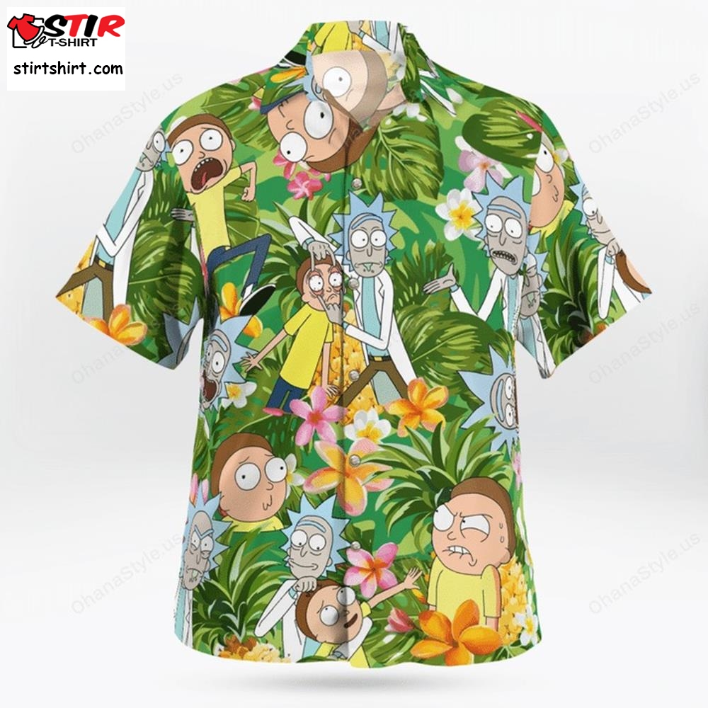 Rick And Morty Tropical Hawaiian Shirt Beach Summer Merch  Rick And Morty 