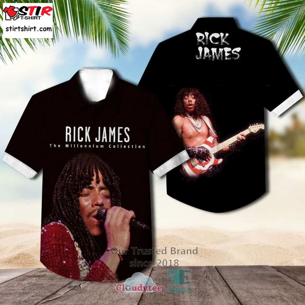 Rick James The Millennium Collection Album Hawaiian Shirt  Bernie Sanders 