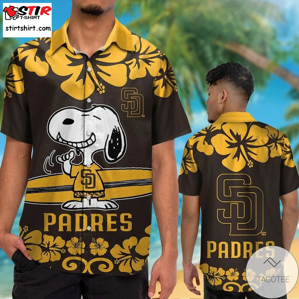 San Diego Padres Snoopy Hawaiian Shirt