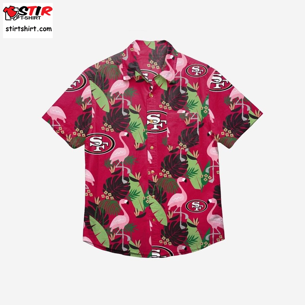 San Francisco 49Ers Floral Button Up Hawaiian Shirt  San Francisco Giants 