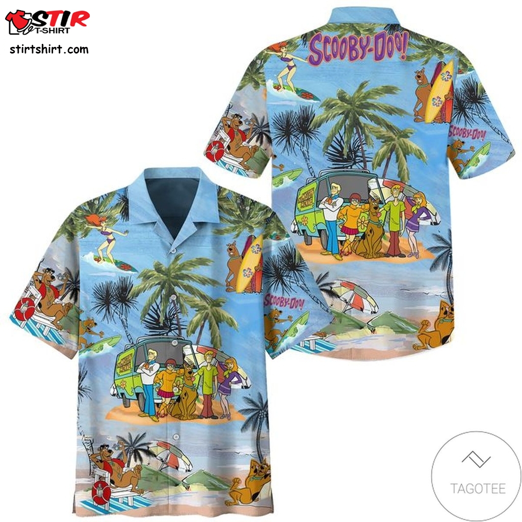 Scooby Doo Summer Beach Vacation Hawaiian Shirt  Make Your Own 