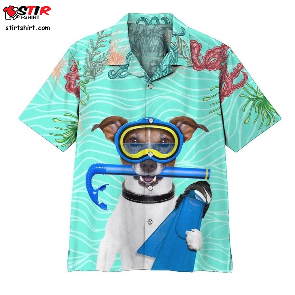 Scuba Diving Jack Russell Terrier Dog Hawaii Shirt  Russell Wilson 