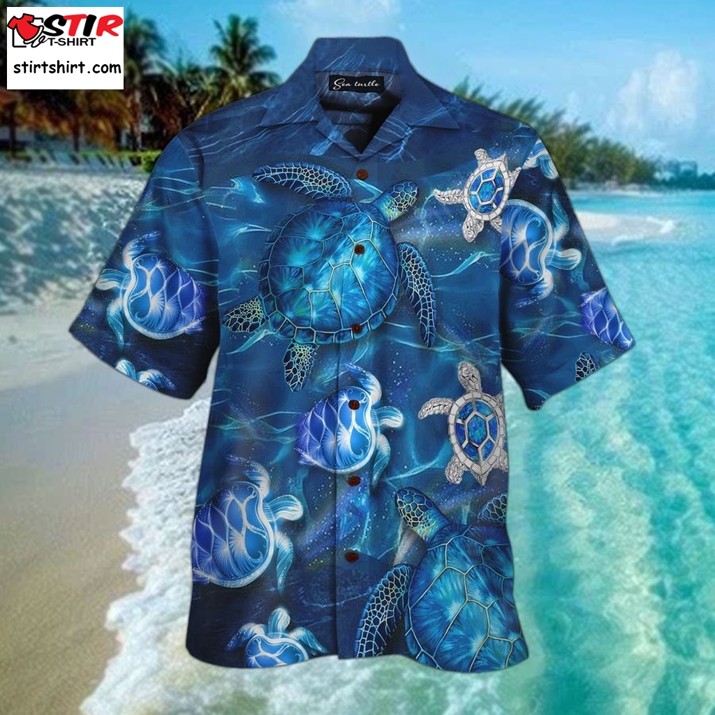 Sea Turtle 3D All Over Printed Hawaiian Shirt  Joker 