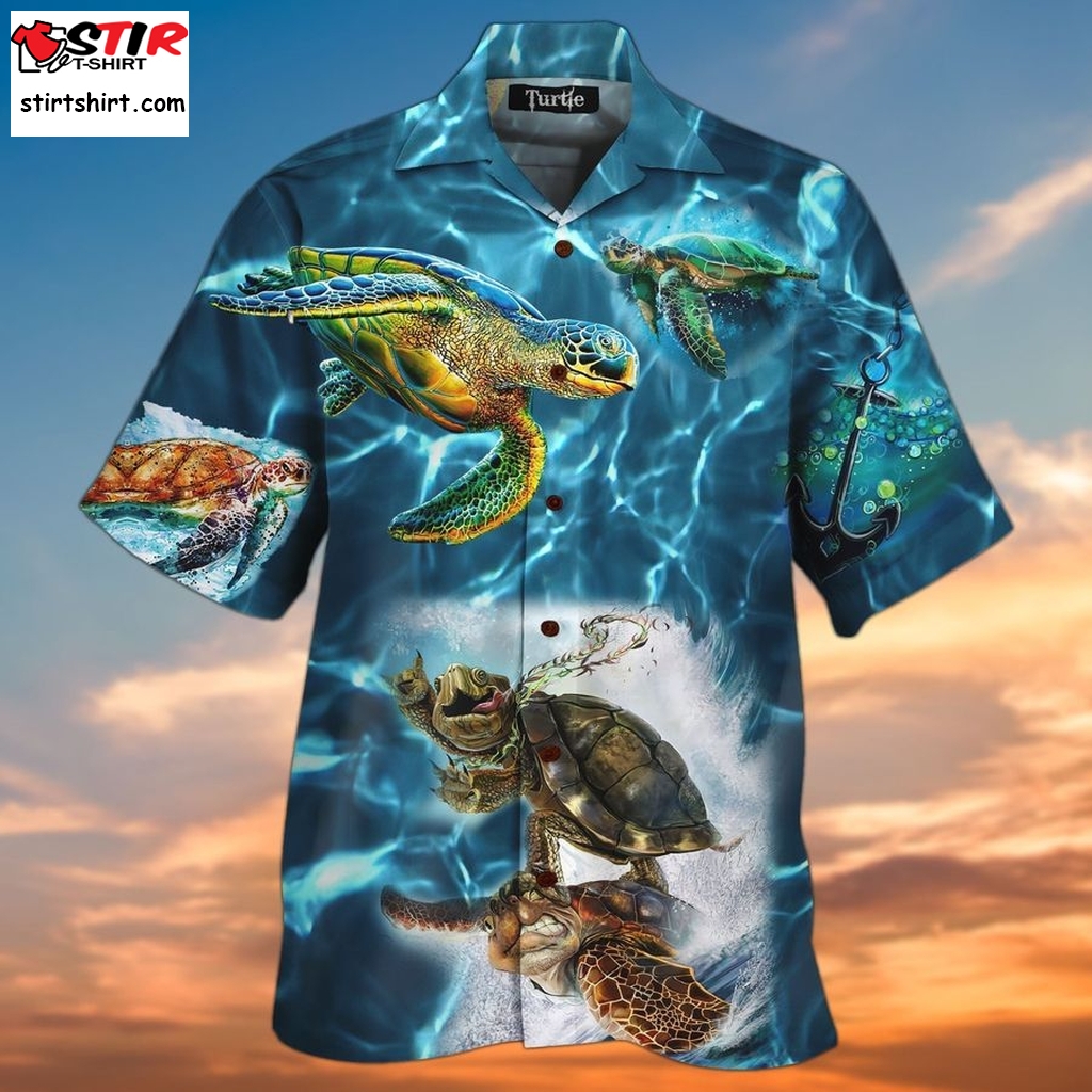 Sea Turtle Hawaiian Shirt Aloha Tactical Hawaiian Shirts Personalized Shirt, Funny Shirts, Gift Shirts (2)
