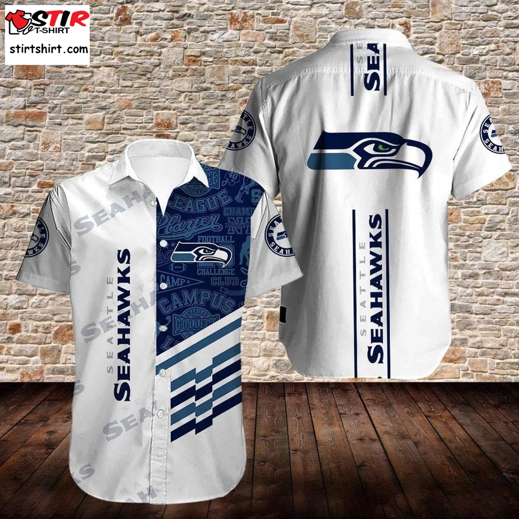Seattle Seahawks  Hawaiian Shirt Model 3