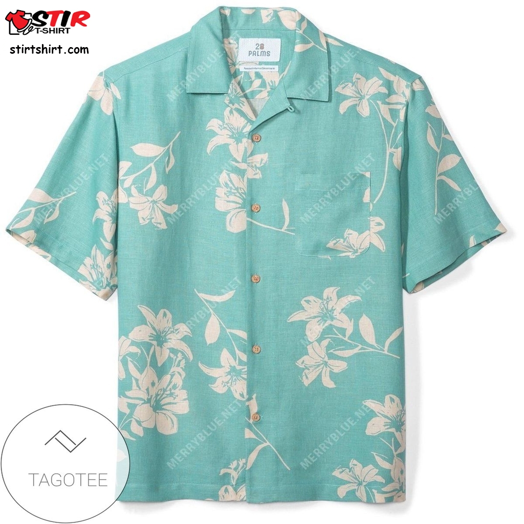 Shop Relaxed Fit Silklinen Tropical Authentic Hawaiian Shirt 2023  Silk 