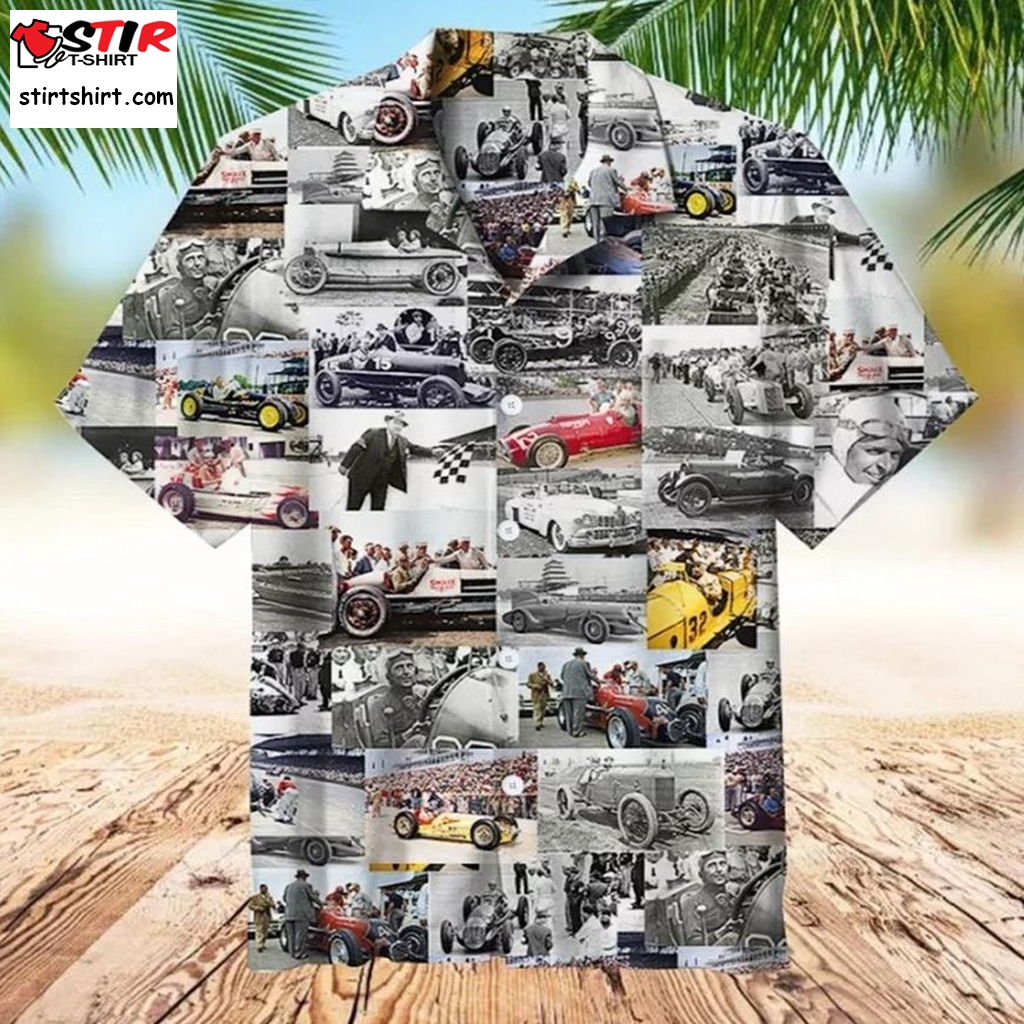 Showcase 100 Years Of Racing History Collectible Hawaiian Shirt   History