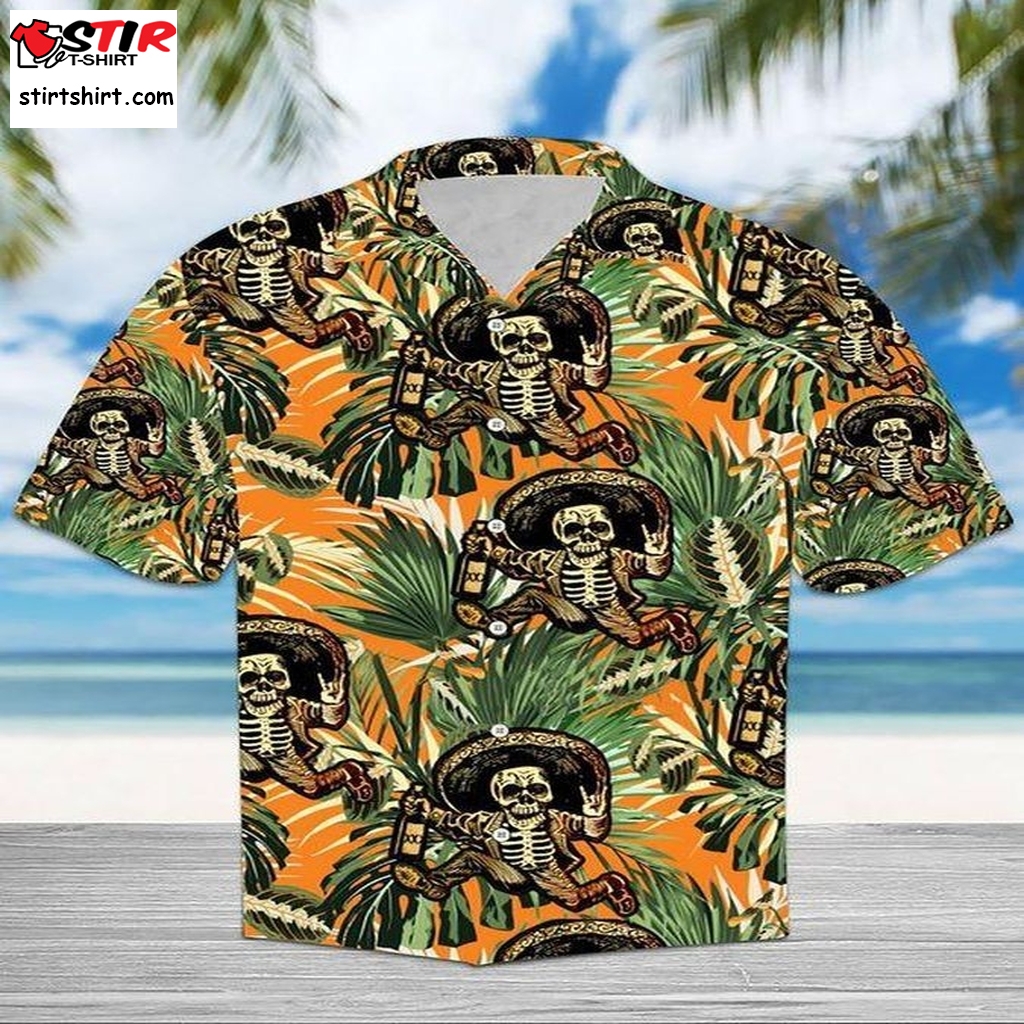 Skull Hawaiian Shirt Pre11463, Hawaiian Shirt, Beach Shorts, Tactical Hawaiian Shirts  Tactical s