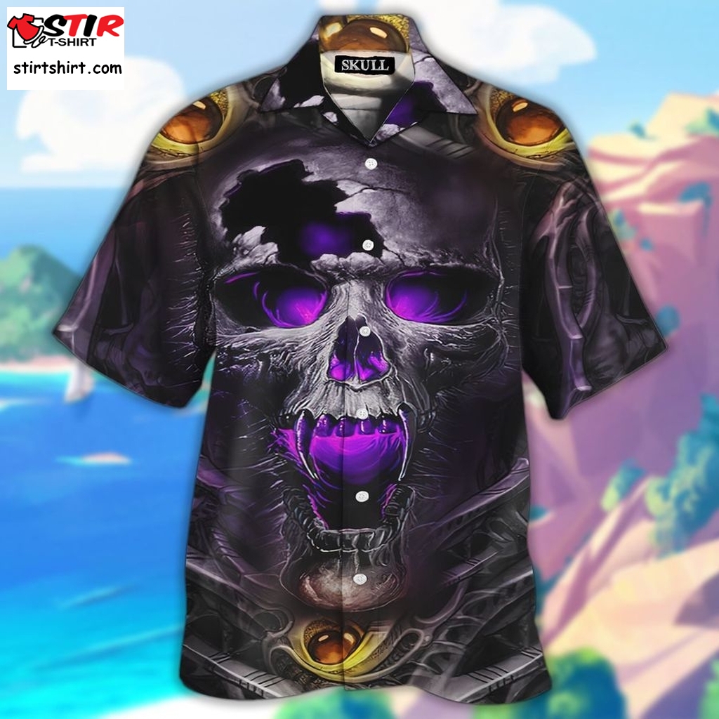 Skull Hawaiian Shirt Pre11500, Hawaiian Shirt, Beach Shorts, Tactical Hawaiian Shirts  Tactical s