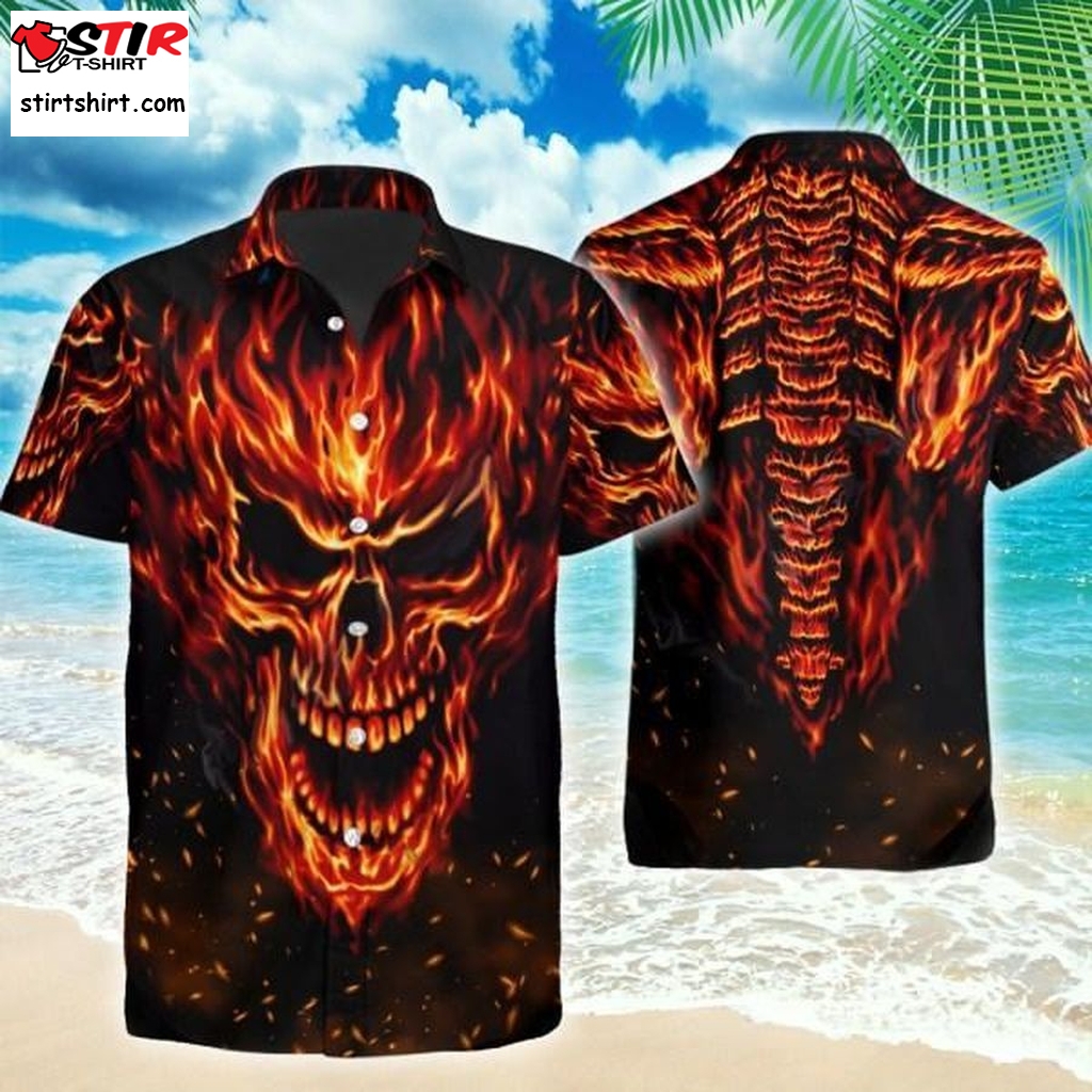 Skull Lover Hawaiian Shirt Pre12008, Hawaiian Shirt, Tactical Hawaiian Shirt, Funny Shirts, Gift Shirts  Tactical s