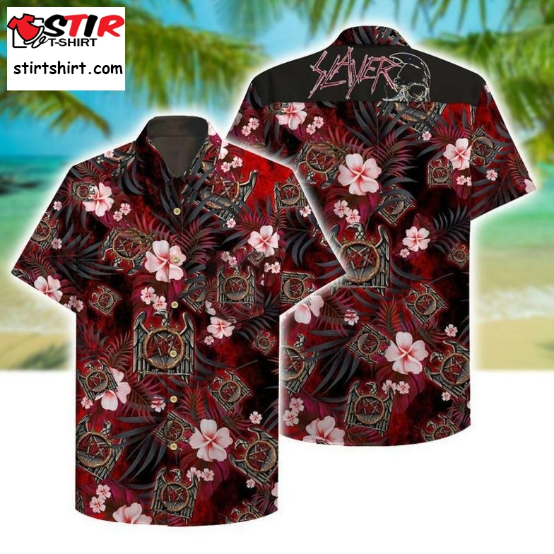 Slayer Hawaiian Shirt  Slayer 