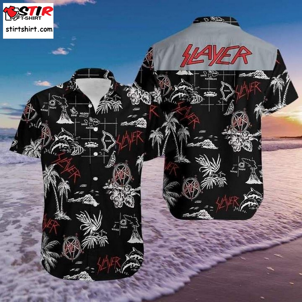 Slayer Hawaii Fashion Tourism For Men Women Shirt3125 Summer Gift Hawaiian  Shirt And Shorts - Banantees