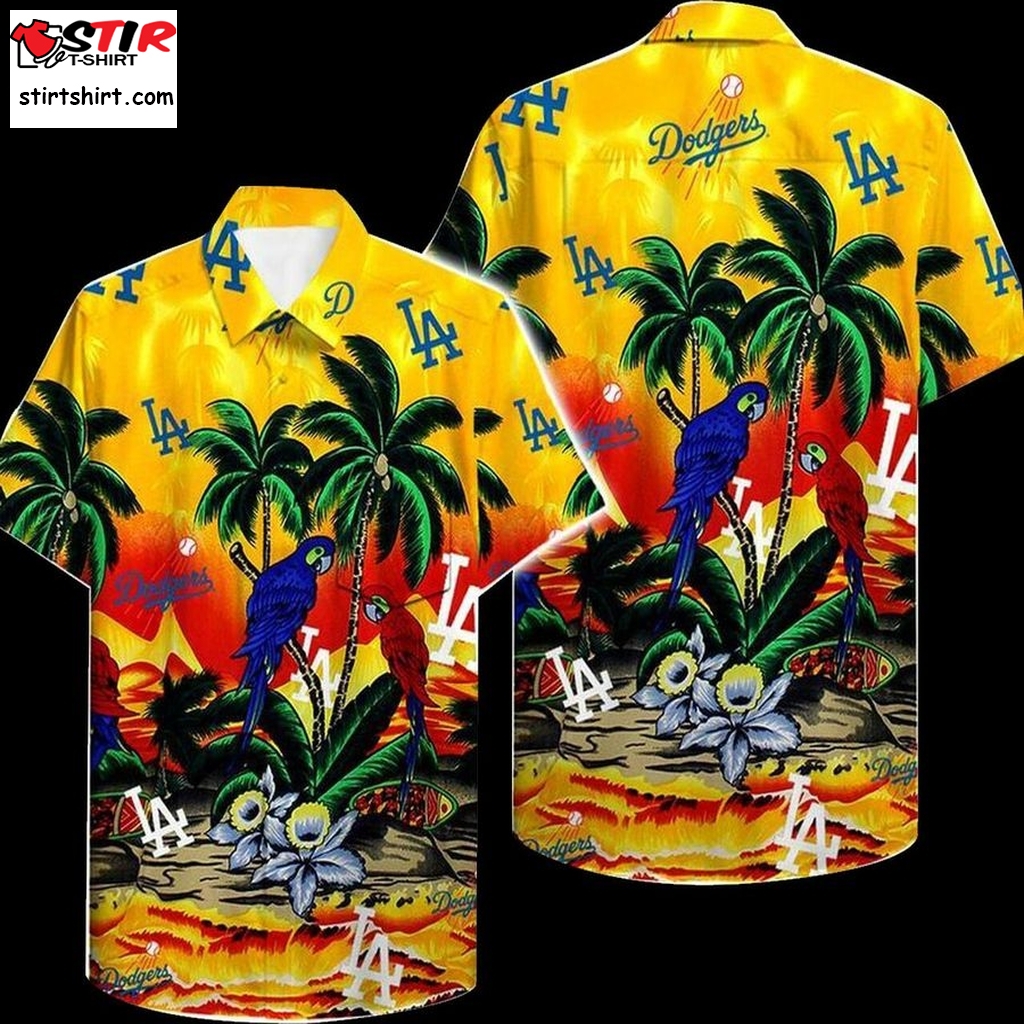 Dodgers Hawaii Hawaiian Shirt Fashion Tourism For Men Women Shirt - T-shirts  Low Price