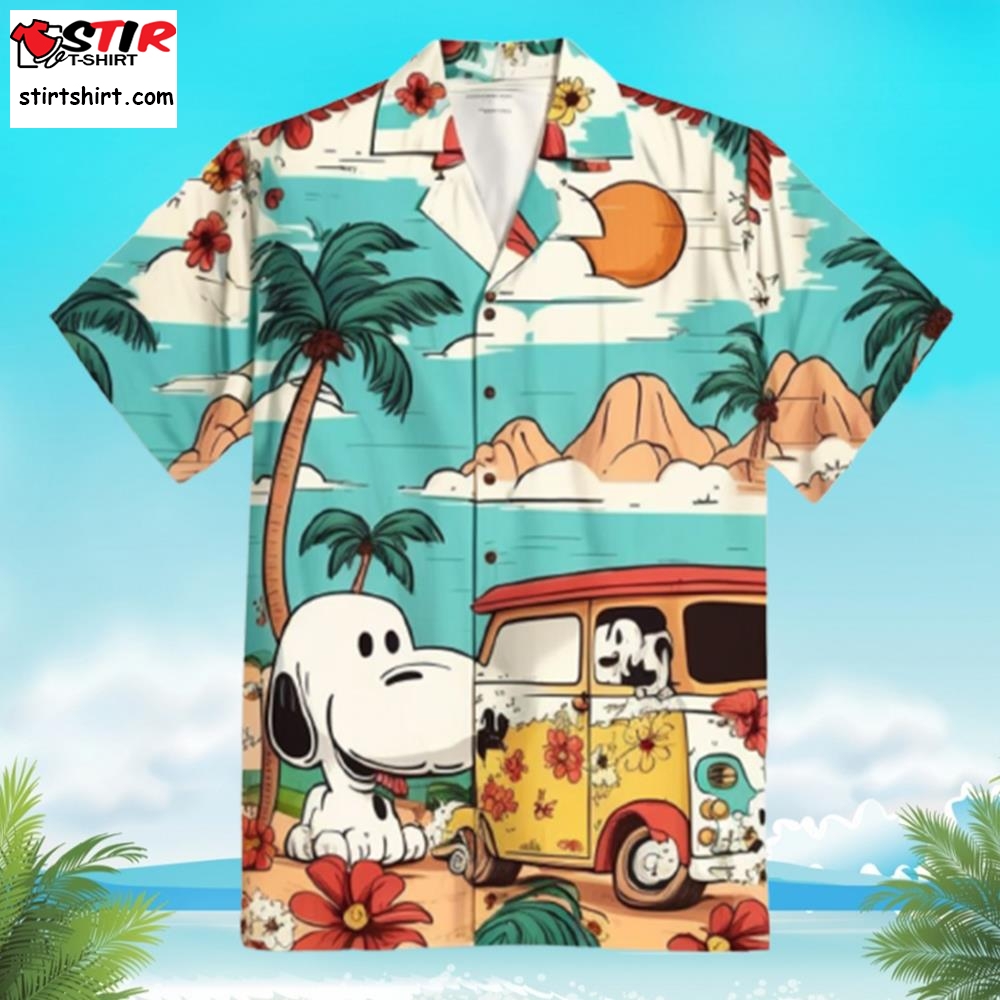 Snoopy Hawaiian Shirt Tropical Trip Beach Summer Shirt  Snoopy 