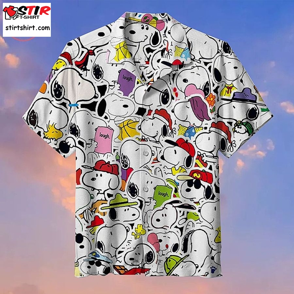 Snoopy Lough Commemorative Hawaiian Shirt  Snoopy 