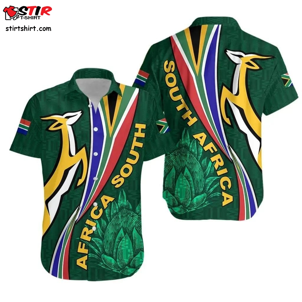 South  Shorts Sleeve Shirt Springboks Rugby Be Unique Green Rlt8  Porsche 