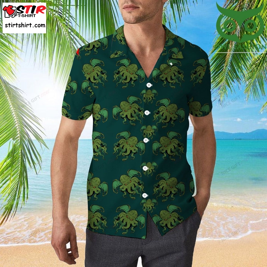 Special Cthulhu Pattern Hawaiian 3D Shirt