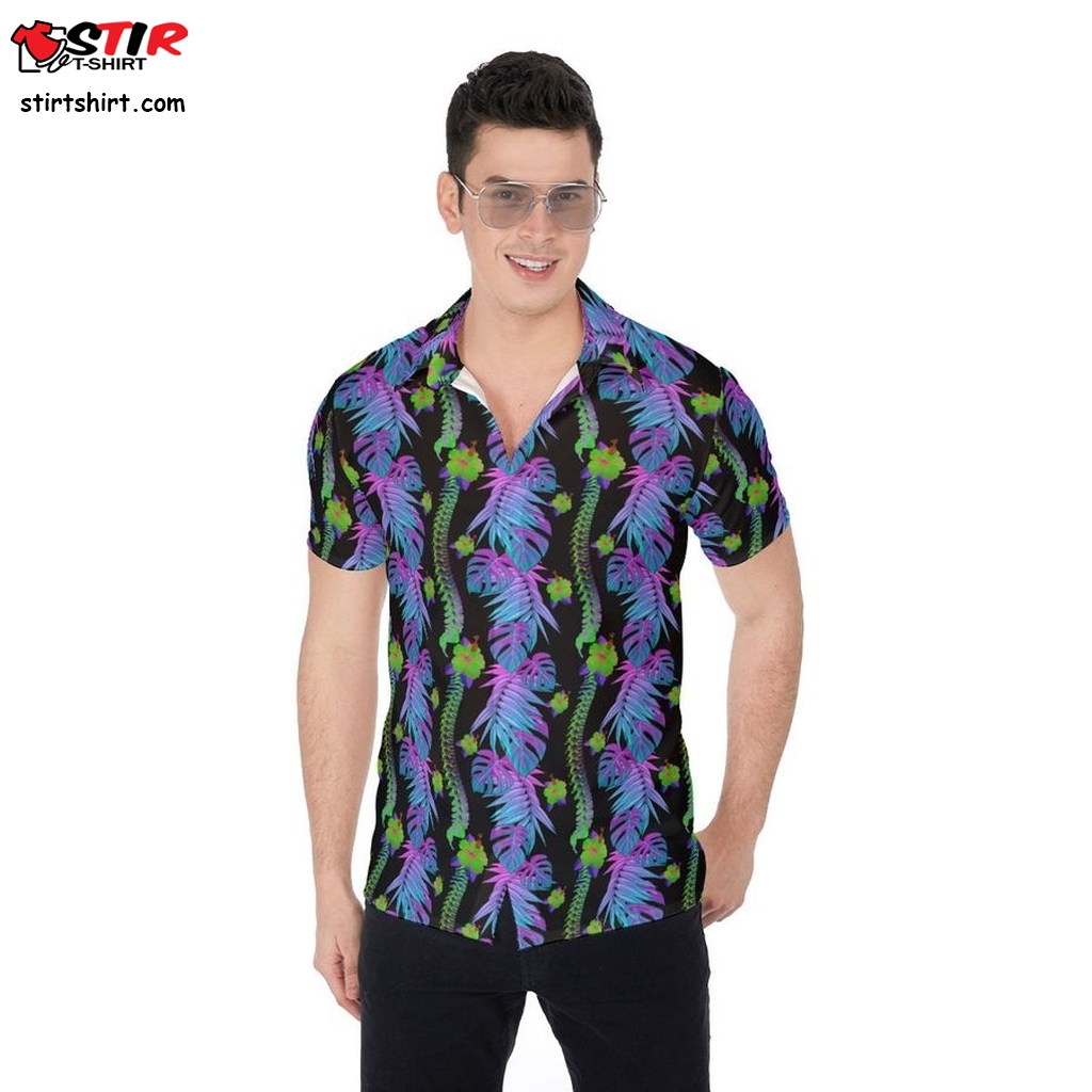 Spinal Goth Hawaiian Style  All Over Print Men's Shirt