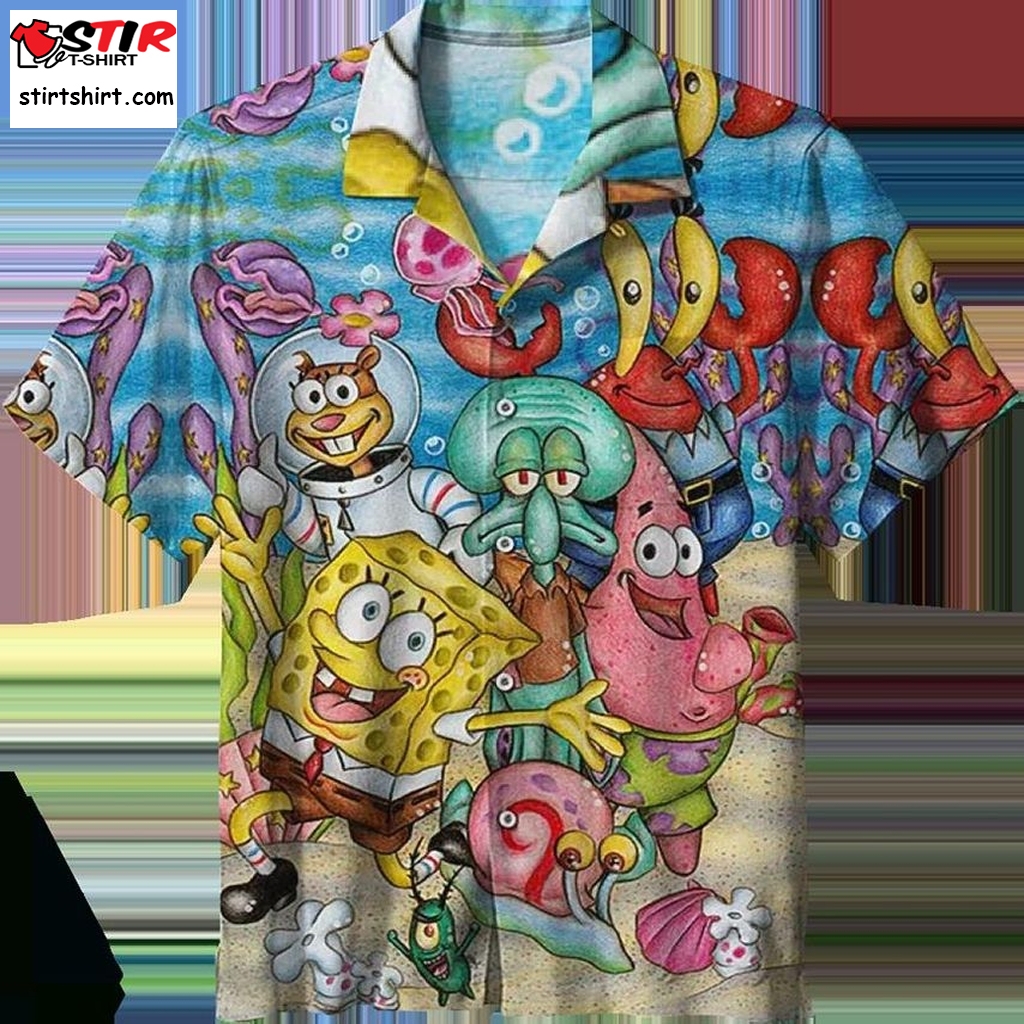 Spongebob Squarepants Hawaiian Shirt  Spongebob 