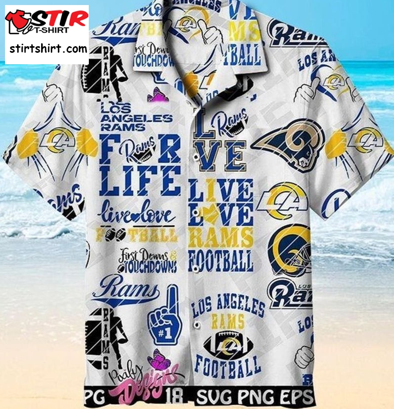 Sport Team Los Angeles Rams Hawaiian Shirt