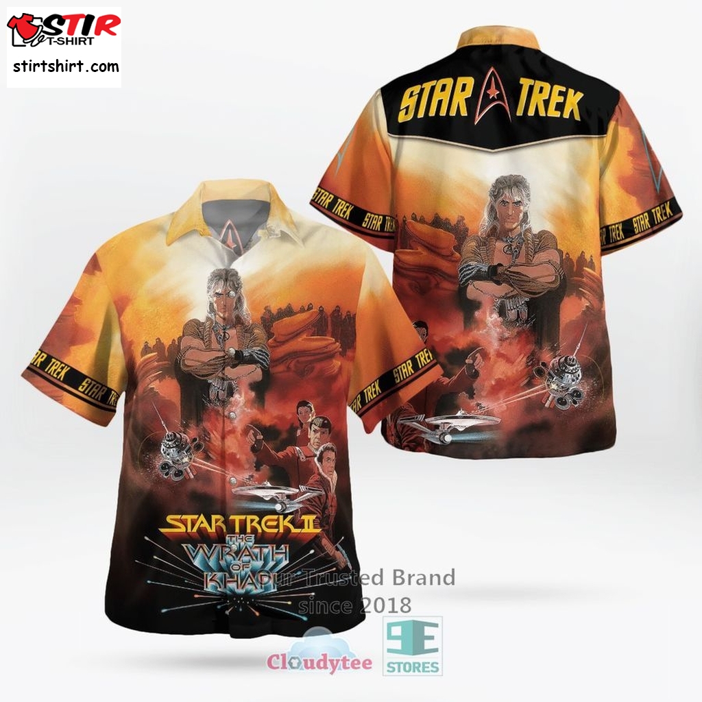 Star Trek The Wrath Of Khan Hawaiian Shirt, Shorts    Star Trek 