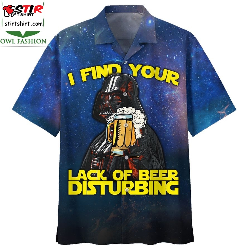 Star War Darth Varder Lack Of Beer Disturbing Hawaiian Shirt  La Dodgers 