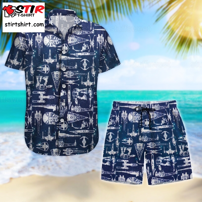 Star Wars Button Shirtman Shorts, Space Ship Battle, Star Wars Hawaiian Shirts, Star Wars Button Up, Shorts For Men, Hawaiian Trip  Star Wars s