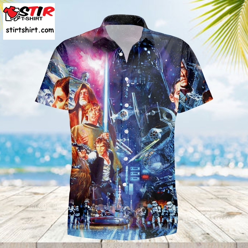 Star Wars Characters Hawaiian Shirt, Star Wars Hawaii Shirt, Star Wars Shirt, Star Wars Button Shirt, Cool Disneyland Shirts, Beach Summer  Star Wars s