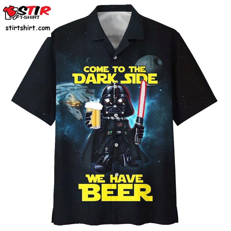 Star Wars Darth Vader Come To The Dark Side We Have Beer Hawaiian Shirt  Star Wars s