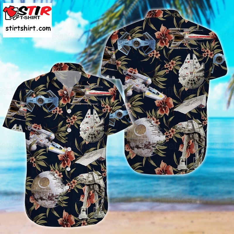 Star Wars Hawaiian Shirt, Star Wars Gifts, Summer Shirt, Button Up Shirt, Shirts For Men, Star Wars Shirts, Tropical Shirt, Hawaiian Trip  Star Wars s
