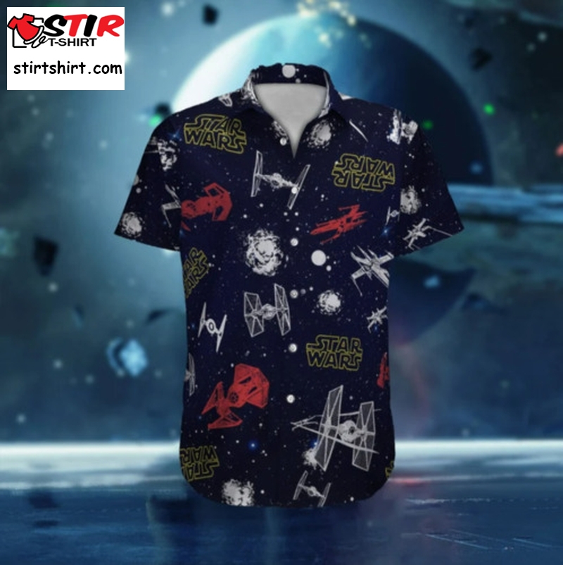 Star Wars Space Ship Battle 3D Hawaii Shirt All Over Print Mother Day Gift  Star Wars s