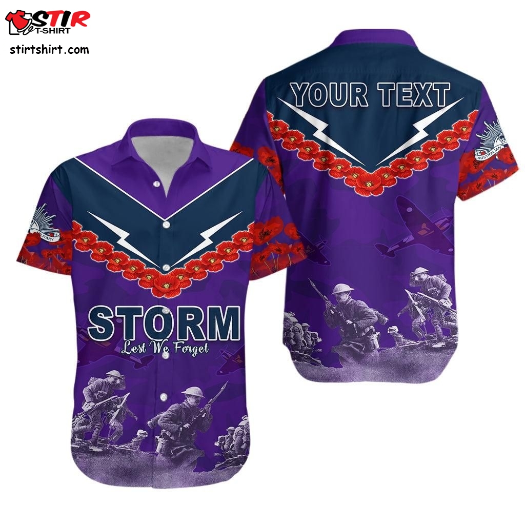 Storm  Day Hawaiian Shirt Australian Soldiers Remember Them Lt13_0  Lucky Brand 