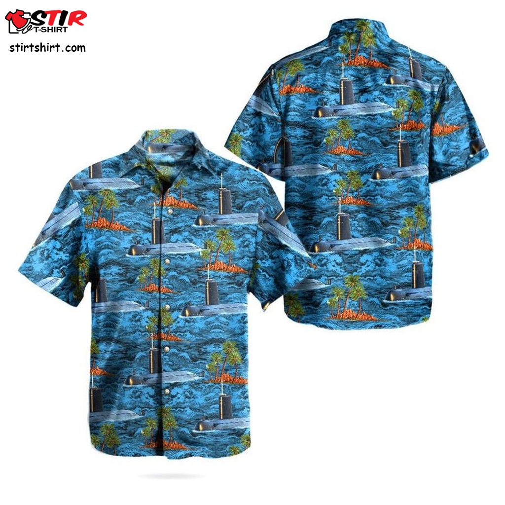 Submarine Hawaiian Shirt   Sh20  Simpsons 
