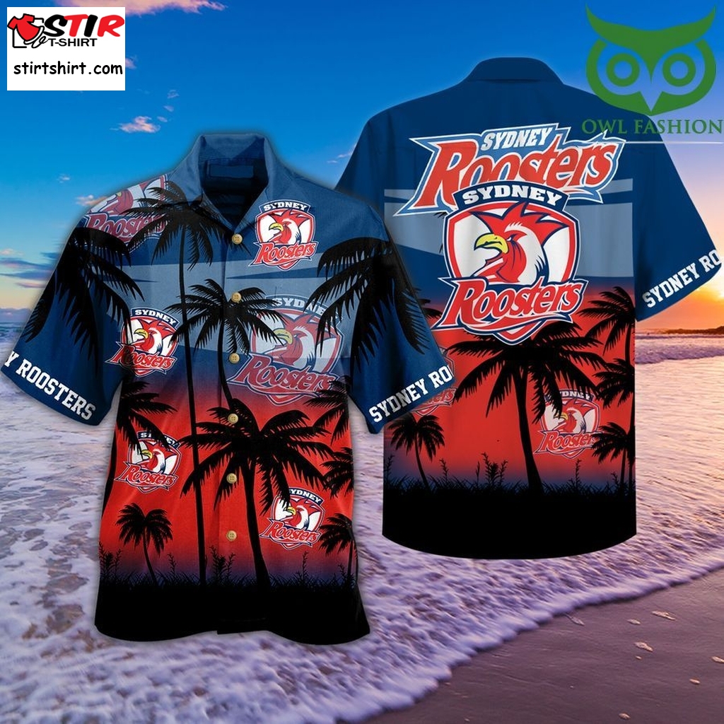 Nrl Sydney Rooster Custom Hawaiian Shirt Rooster Top Gun - StirTshirt
