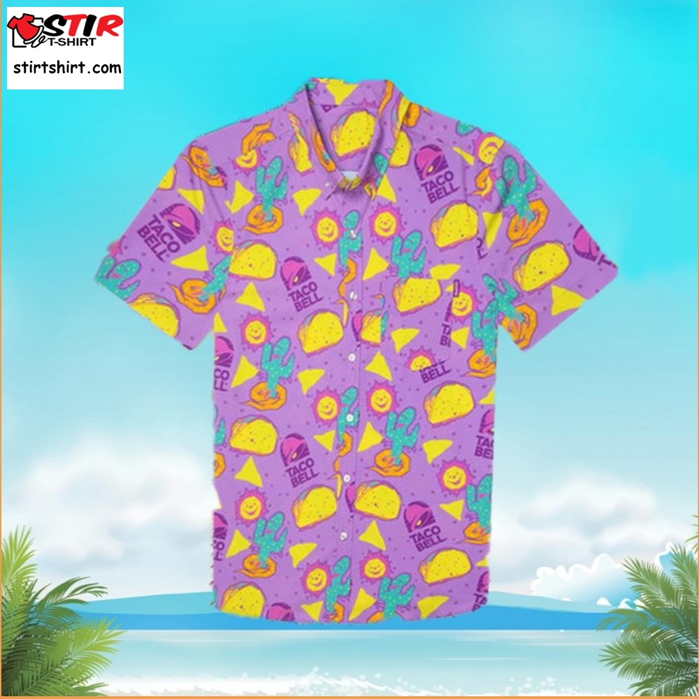 Taco Bell Hawaiian Shirt Gift For Taco Lovers  Hawaiian Taco Bell Shirt
